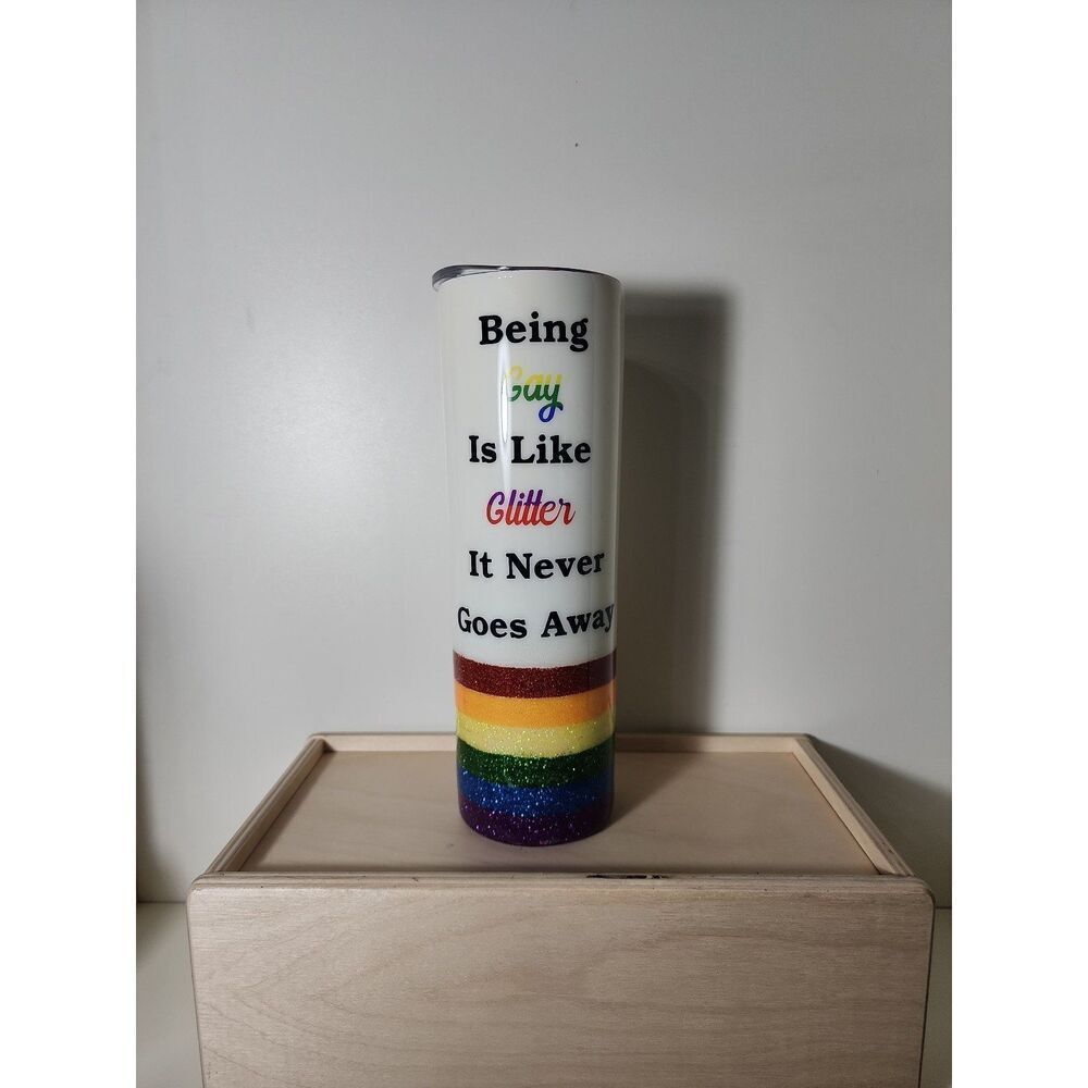 Custom Rainbow Tumbler